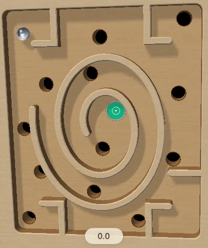 Wrist Maze on an Apple Watch display
